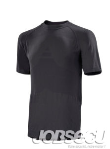 TEE-SHIRT MANCHES COURTES CERGOMC NOIR